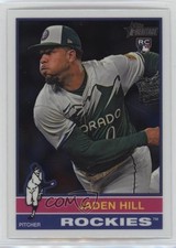 2025 Topps Heritage Chrome Jaden Hill #398 1i5e