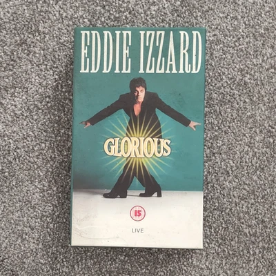 Eddie Izzard: Glorious VHS PAL Live 1997 Cert 15 English Vicious Video - Image 1 of 3