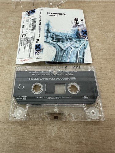 Radiohead - OK Computer - Authentic 1997 Capitol USA Cassette Tape - RARE HTF - Picture 2 of 15