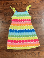 Gymboree RAINBOW CABANA NWT 6 Dot Stripe Dress