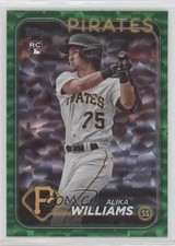 2024 Topps Series 1 Green Crackle Foil 207/499 Alika Williams #265 0fp5