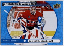 2025-26 Upper Deck Tracking Systems Samuel Montembeault Montreal Canadiens