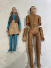 Vintage Johnny West 11”and Jamie West  9”tall Marx Toys Dolls Figures Western
