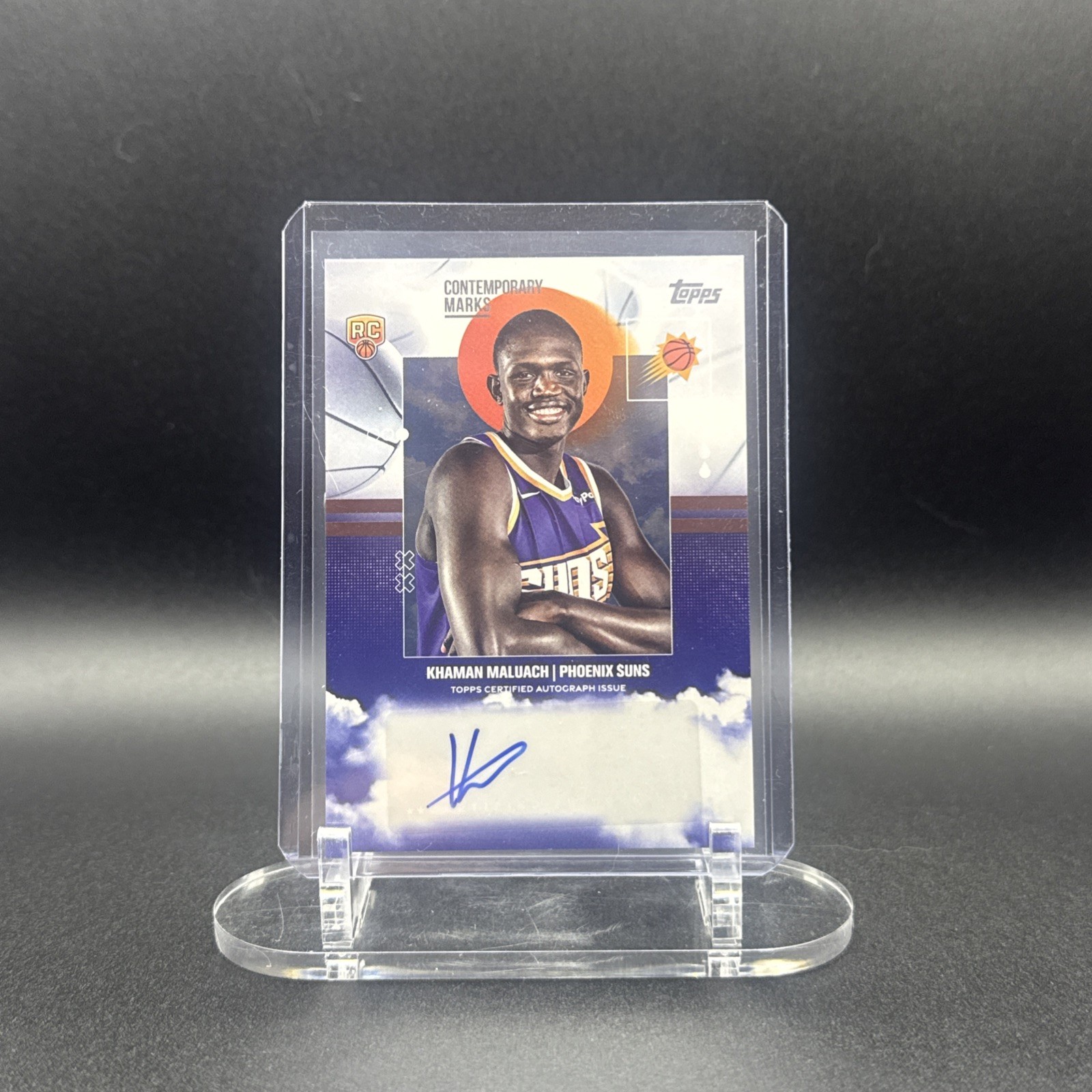 2025-26 Topps - Contemporary Marks Khaman Maluach #CM-KM (AU, RC)