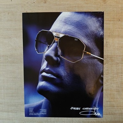 Cazal Sonnenbrille 1988 Vintage Werbung Anzeige Werbeanzeige Ad Adv Advertise 