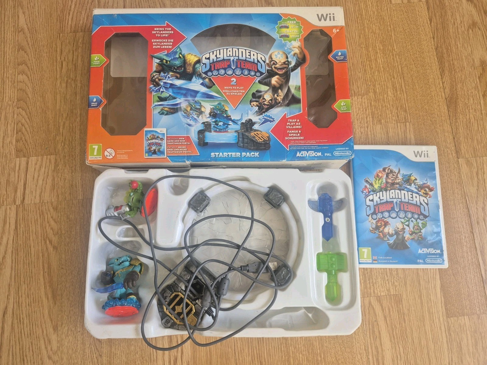 Skylanders Trap Team Starter Pack for Nintendo Wii Preowned Free P&P