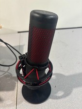 HyperX QuadCast USB Condenser Microphone Red Black Streaming Gaming PC Mac PS4