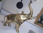 Large Hollywood Regency Statue Authentic 1960's Solid Brass — photo 3