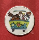 Cute Scooby & The Gang Solid Silver 1 Gram Round Ingot, Fine .999 Pure Silver!