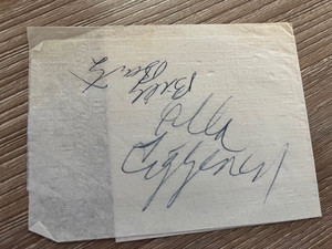 Ella Fitzgerald Autograph | eBay