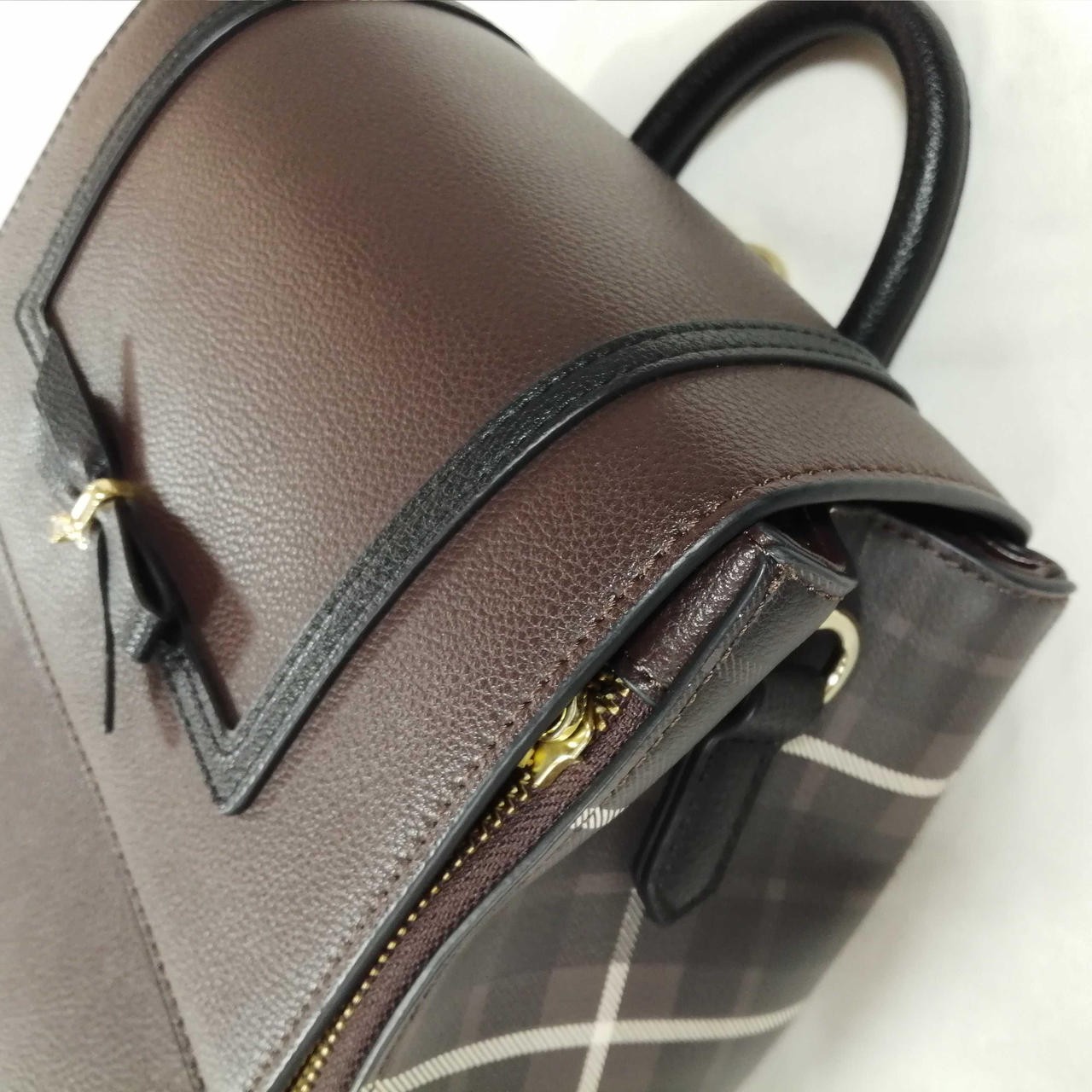 Square ribbon backpack Model Brown SAMANTHAVEGA - image 10