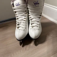 Jackson Soft Skate White Ice Figure Skates Kids Size 5 Youth Beginner