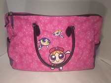 Vintage Powerpuff Girls Duffle Bag Pink Tote Bubbles Blossom Y2K 2002 Vintage