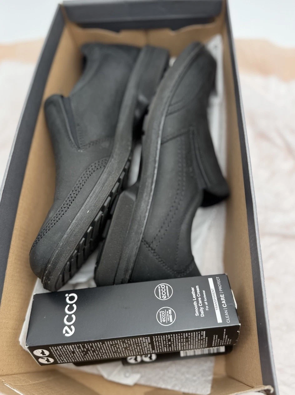 Mocassino ECCO uomo Fusion nero in pelle 510414 scarpa EU 40 taglia 6 6 5 US