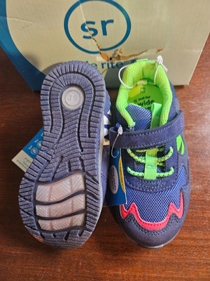 Stride Rite 360 igor navy/neon Light up shoes 8 M New in box