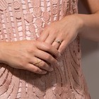 Rose Gold Plated X Ring Geometric Pave Set CZ Cubic Zirconia Size 5 — photo 7