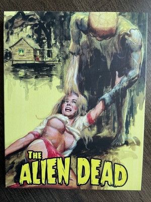ALIEN DEAD (1980) Limited Edition Signed Blu-ray w/OOP Slipcover Sci-Fi Horror