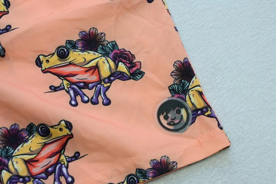 Neff 泳裤 Trippy Frog Rave 冲浪水短裤男式 L 码 — 第 2/4 张图片