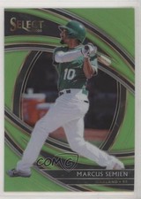 2020 Panini Select Premier Neon Green Prizm 31/99 Marcus Semien #171 y0i