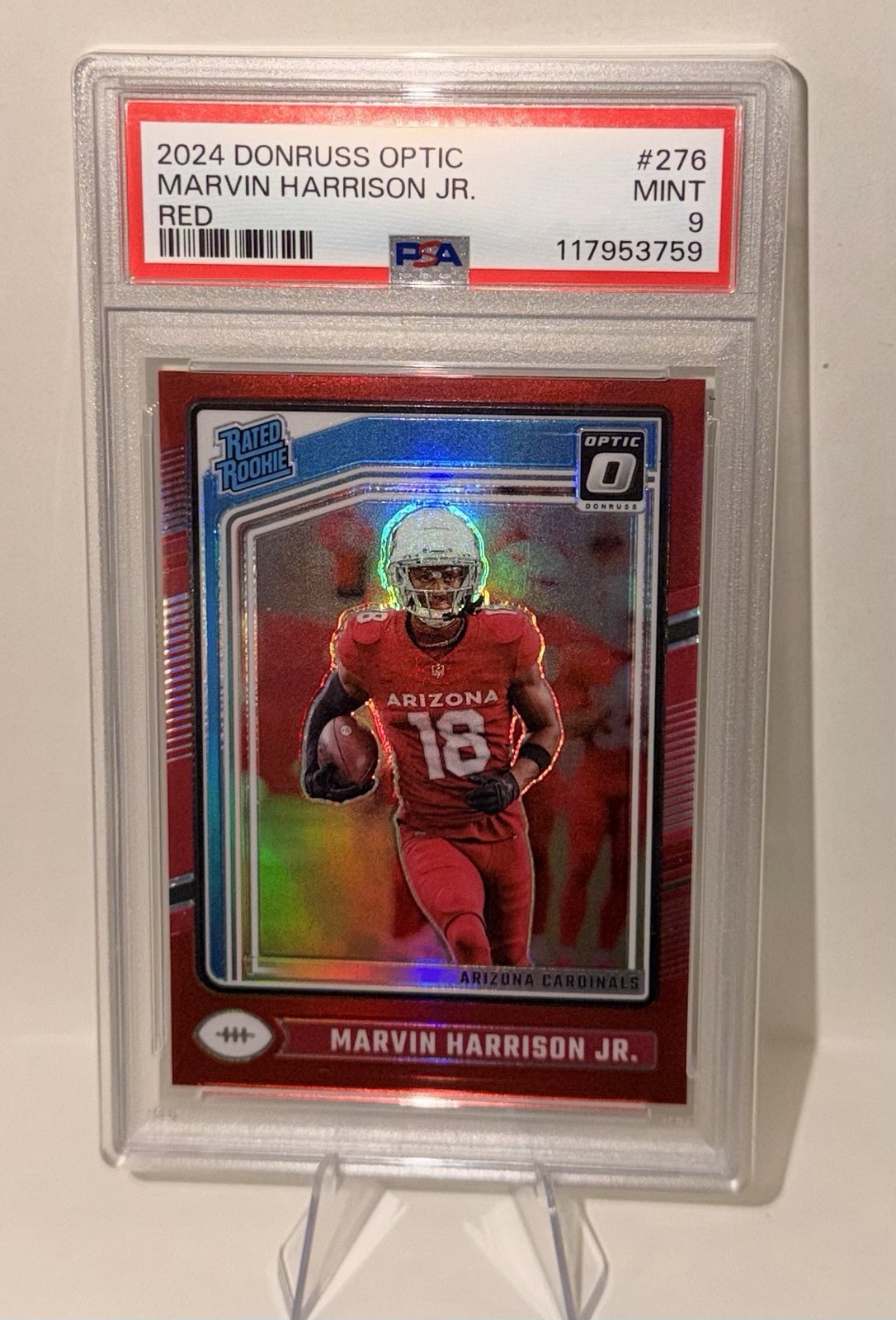 2024 Panini Optic - Rated Rookie Marvin Harrison Jr. #276 Red /125 COLOR MATCH❗️