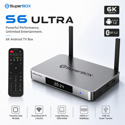 SuperBox S6 Ultra TV BOX -Authorized Distributor - Free Fast Ship