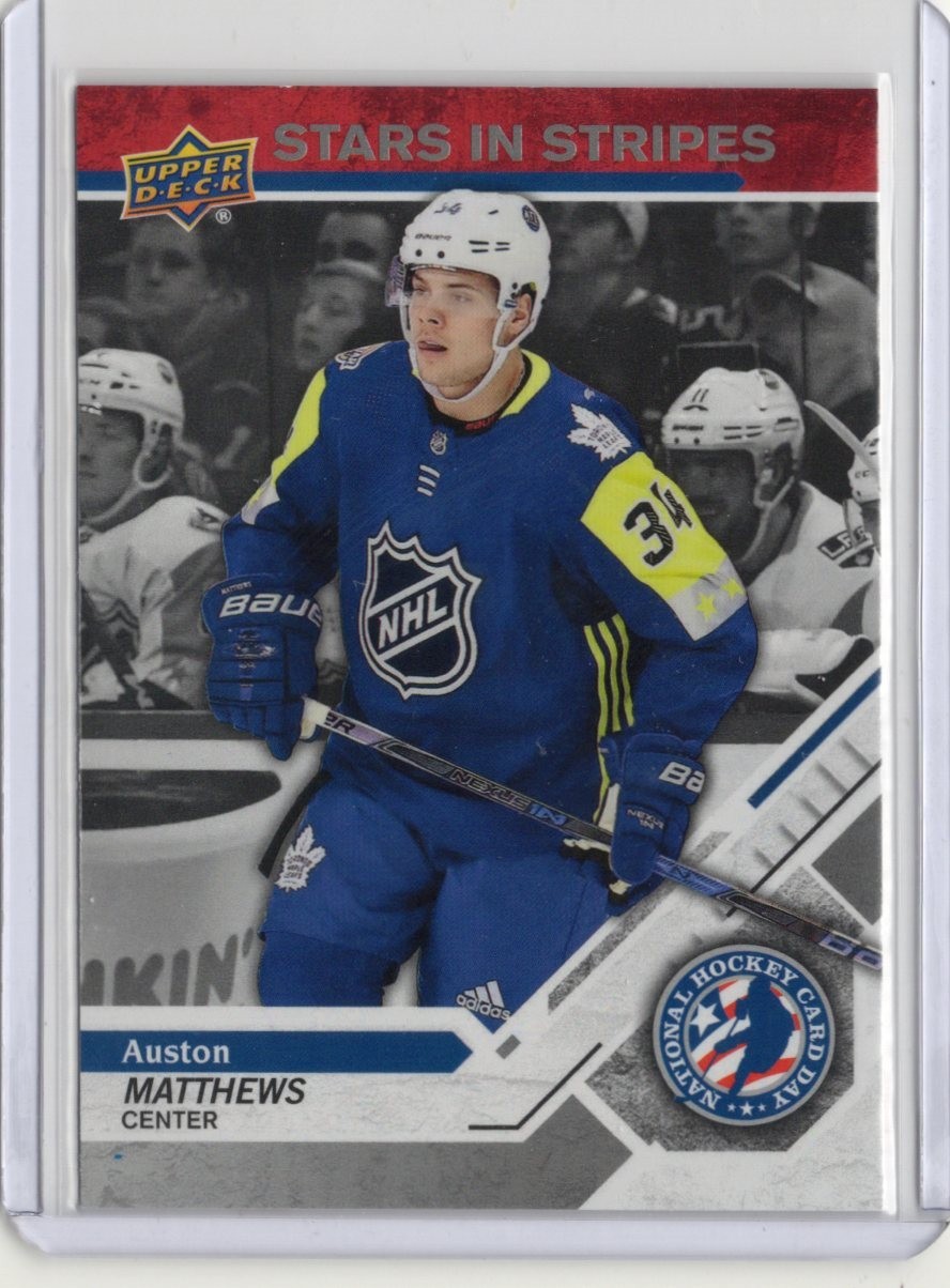 2019 Upper Deck National Hockey Card Day USA #NHCD-9 Auston Matthews Fire Sale!