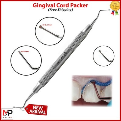 Dental Cord Packer Small Tip Gingival Atraumatic Retraction Surgical Instruments