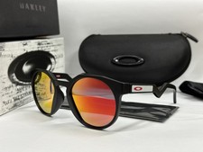Oakley OO 9464 Hstn Matte Black Prizm blue/red Unisex Womens Mens Sunglasses