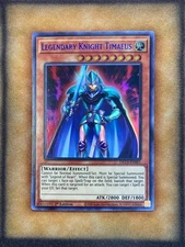 Yugioh Legendary Knight Timaeus DLCS-EN001 Ultra Rare 1st Ed BLUE NM