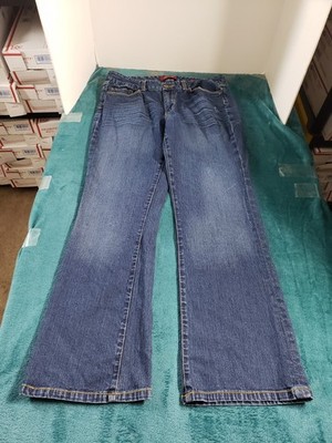 Seven7 Jeans Size 12 Womens Blue Stretch Pants Denim Ladies Mid Rise Bootcut