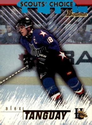 1999 Bowman CHL #SC18 Alex Tanguay Halifax Mooseheads Scout's Choice Card