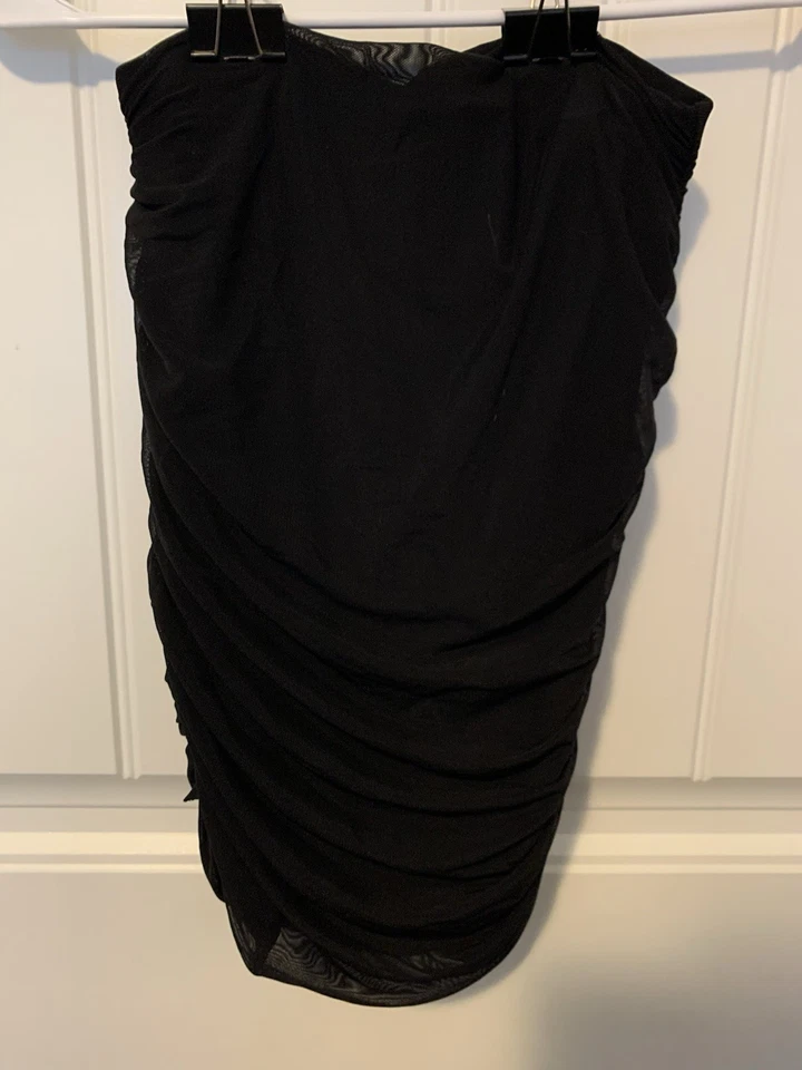 Minifalda negra para mujer Boulee talla 2 nueva con etiquetas hecha en EE. UU. Foto 4 de 4