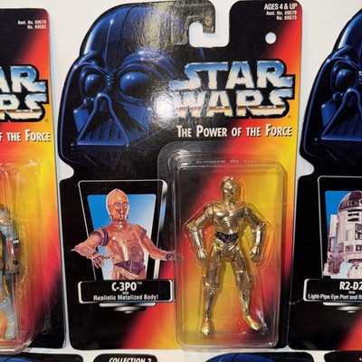 Star Wars, The Power of the Force: BOBA FETT Red Card / Kenner Lot