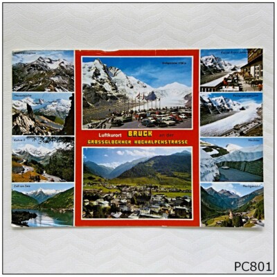 Luftkurort Bruck an der Grossglockner Hochalpenstrasse Postcard (P801)