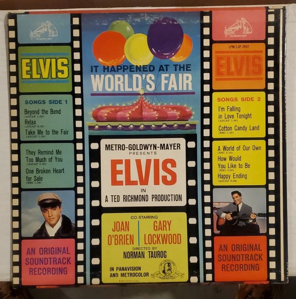 ELVIS PRESLEY It Happened At The World's Fair "Living Stereo" RCA LSP-2697 1ST  - Image 2 of 4