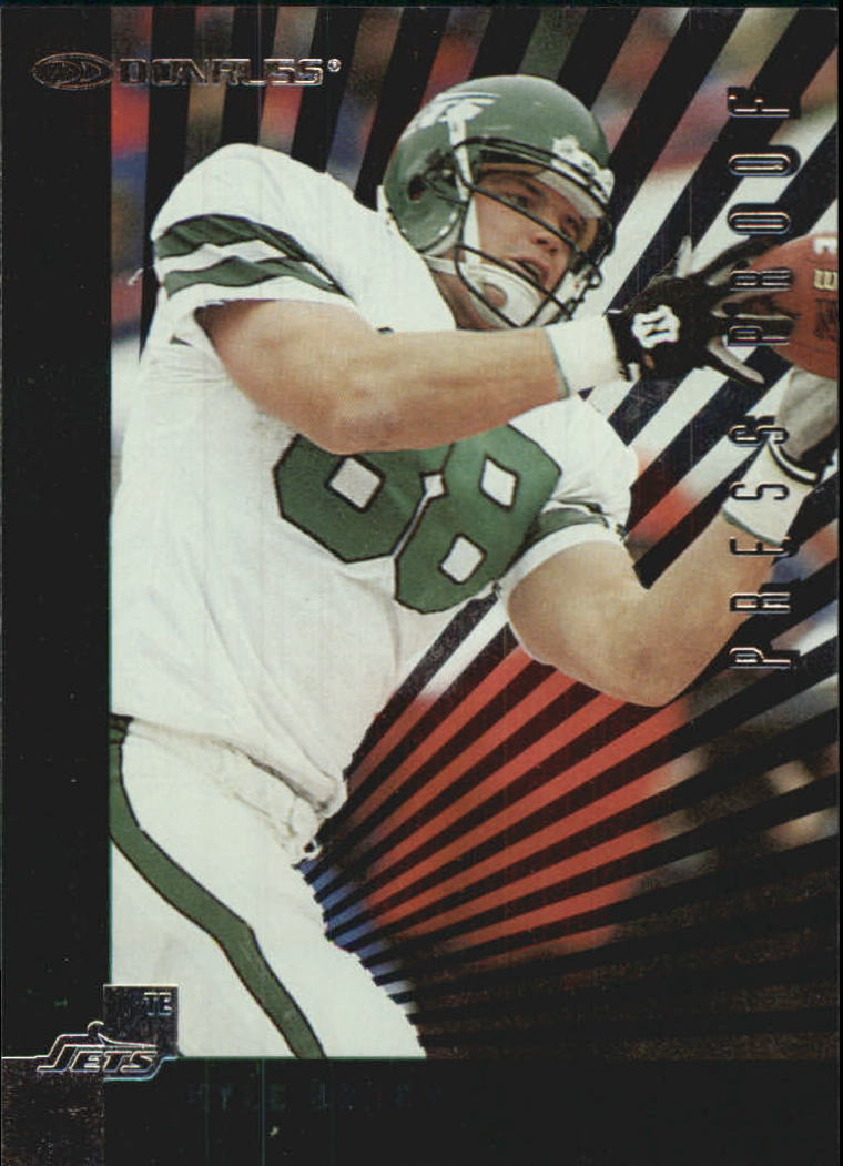 1997 Donruss Press Proofs Silver Jets Football Card #63 Kyle Brady /1500