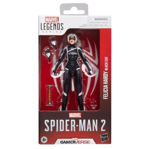 Figura de acción Marvel Legends Spider Man Gamerverse Black Cat Felicia Hardy