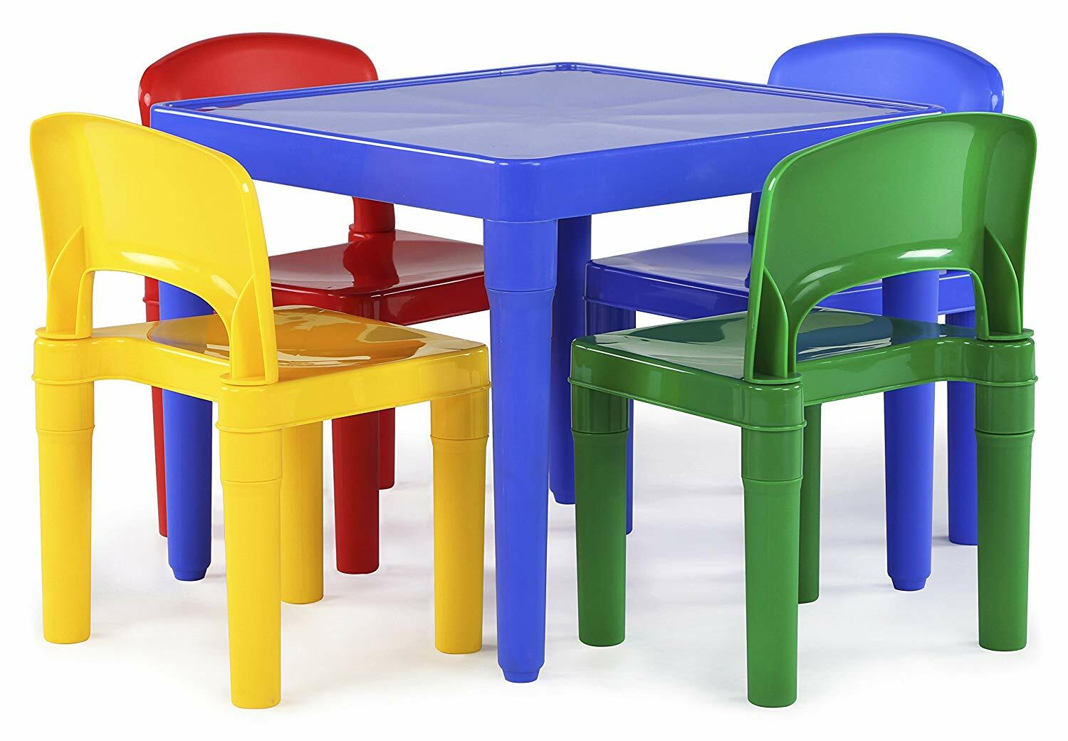 plastic table and chairs for kids