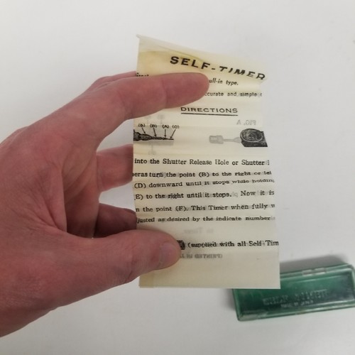 Vintage Kinegon Self Timer w/ Case & Manual, Made in Japan, Nice Shape, LOOK - Picture 4 of 12