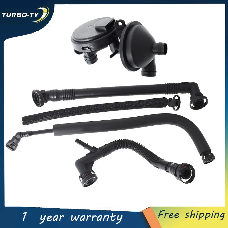 Kit de 5 peças mangueiras respiradoras e PCV para BMW E39 E46 E60 E83 E85 11611432559 - Imagem 2 de 4