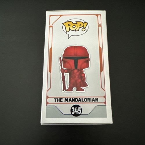 Funko Pop! Star Wars: The Mandalorian #345, Red Metallic, Target Excl, Vaulted - Picture 5 of 7