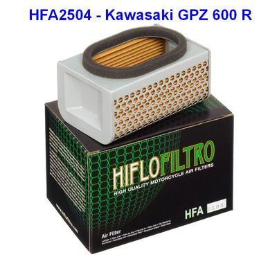 Luftfilter Kawasaki GPZ 600 R, ZX600A, 85-89, GPZ 550 UT, 84-86, HFA2504, neu