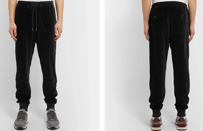 【送料&関税込】Tom Ford Drawstring Panelled Track Pants Tom Ford Velour Sweatpants Travelwear Jogging Track Pants