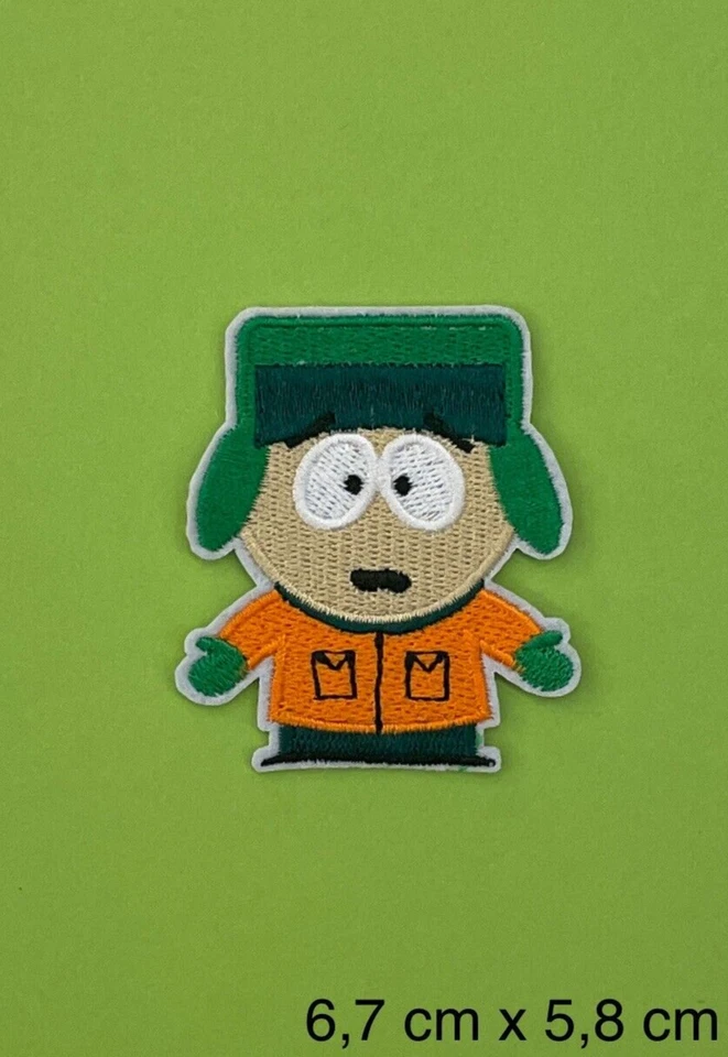 MARKENLOS Bügelbild, Patch, Aufnäher, Aufbügler, Flicken für SOUTH PARK*/KYLE* Fans