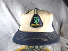 Vintage AgraTech Agricultural Greenhouse Patch Mesh Snapback Trucker Hat Cap