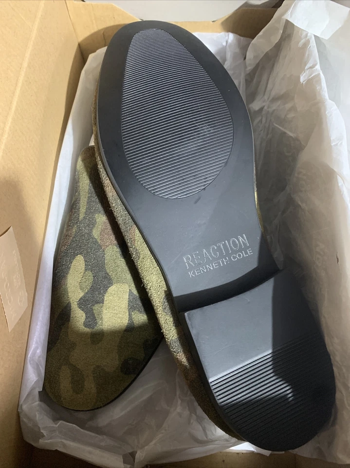Новый Kenneth Cole мужчин поскользнуться на мокасины камуфляж трофей мокасины C размер США 7M - Изображение 2 из 4