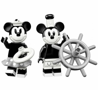 New LEGO Disney Series 71024 Steamboat Willie Mickey Minnie