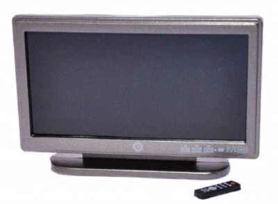 MELODY JANE DOLLS HOUSES Puppenhaus moderner Breitbildfernseher TV & Fernbedienung Maßstab 1:12