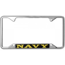 navy military license plate frame made in usa