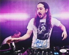Steve Aoki Wonderland Neon Future Signed 8x10 Photo JSA Pokemon